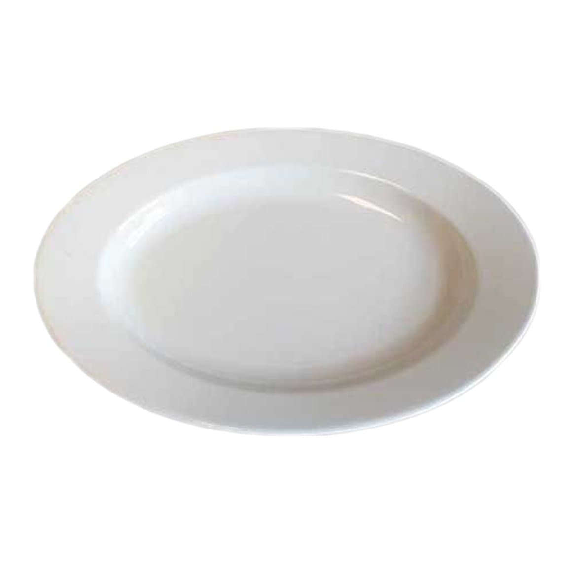 Amalie fat oval hvítt 33cm 1