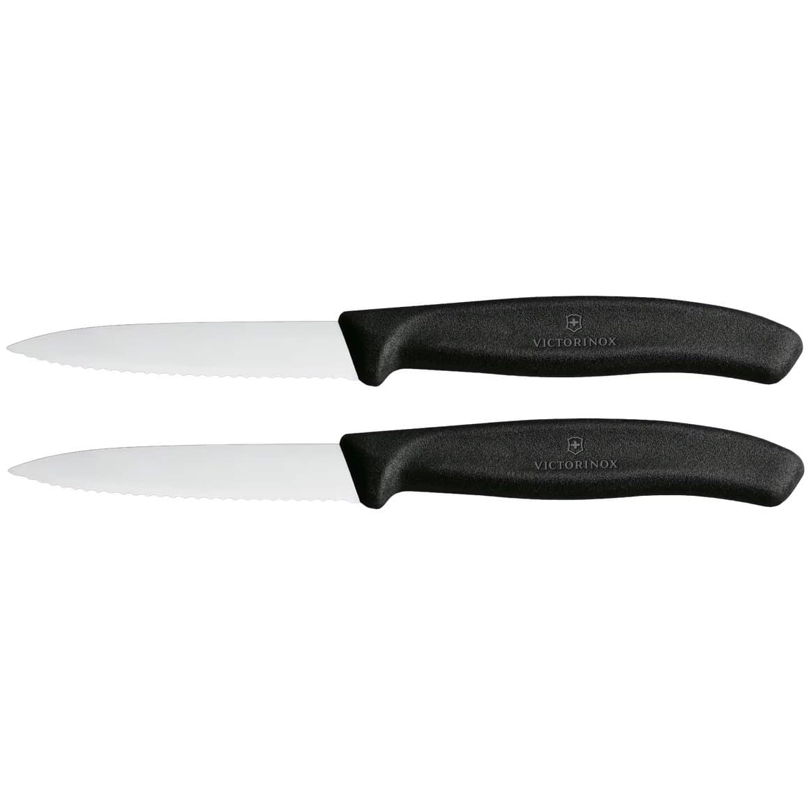 Victorinox grænmetishnífar 8cm svartir, 2stk 1
