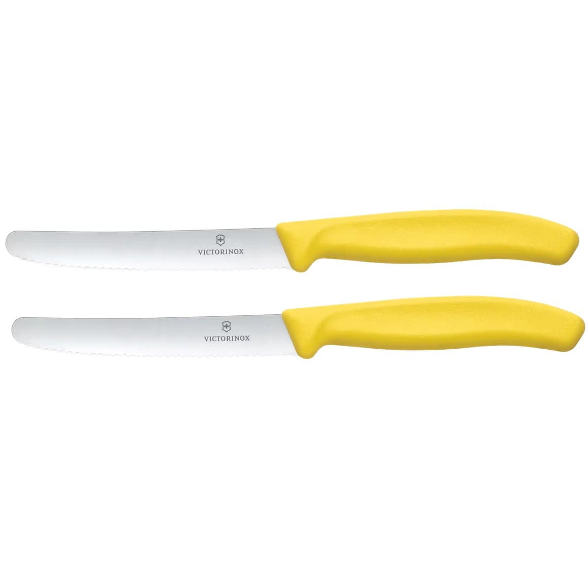 Victorinox borðhnífar 11cm gulir, 2stk 1