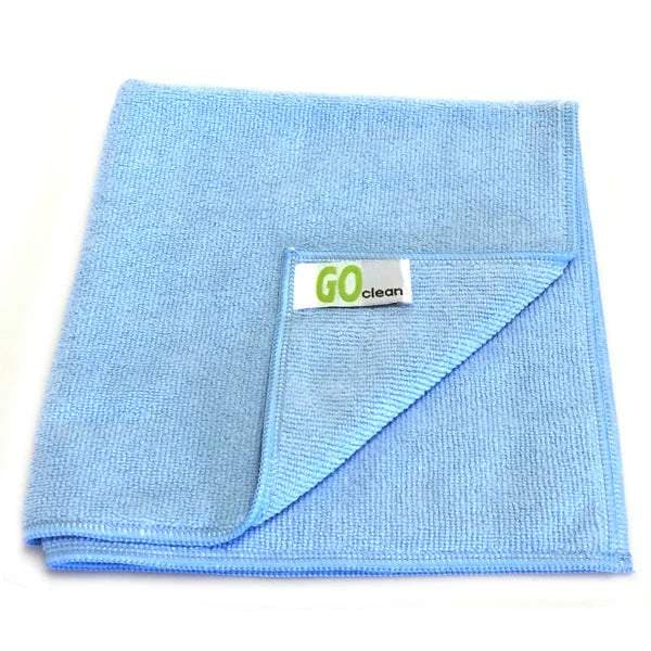 Go Clean örtrefjaklútur 40x40, blár 10stk.
