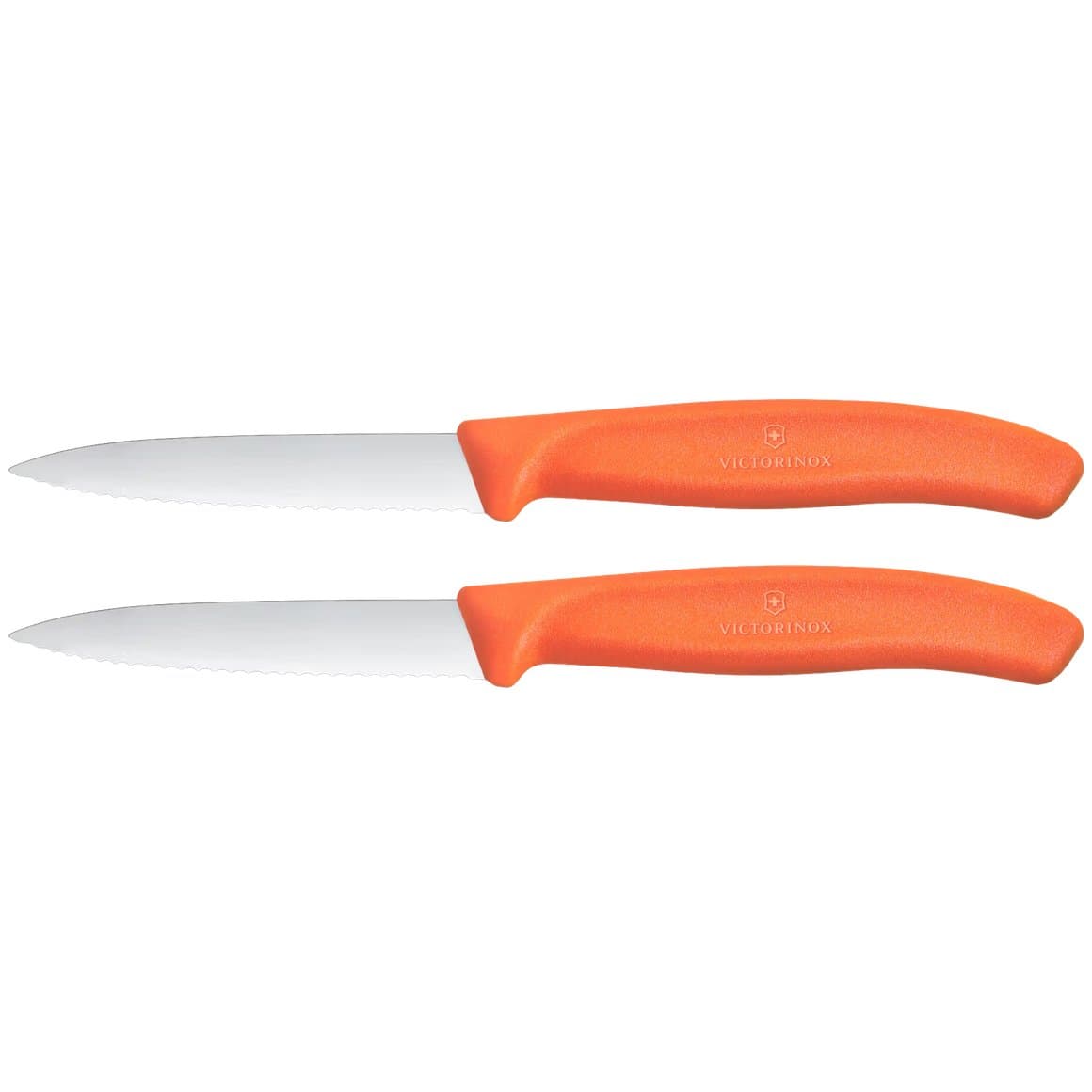 Victorinox grænmetishnífar 8cm appelsínugulir, 2stk 1