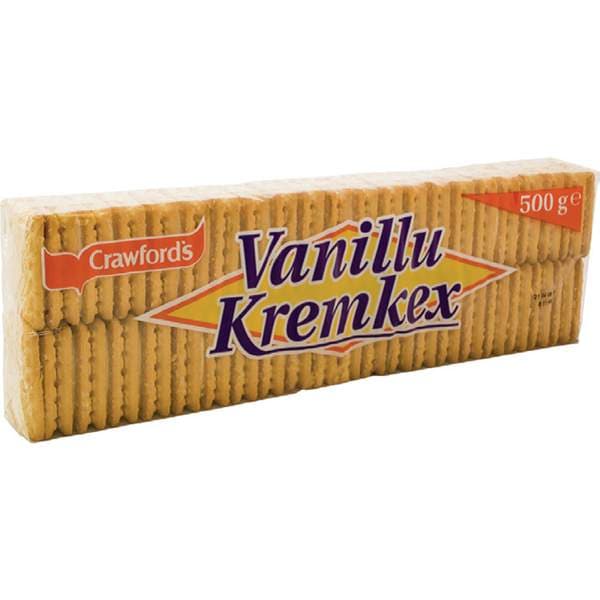 Crawford´s vanillu kremkex 500g.