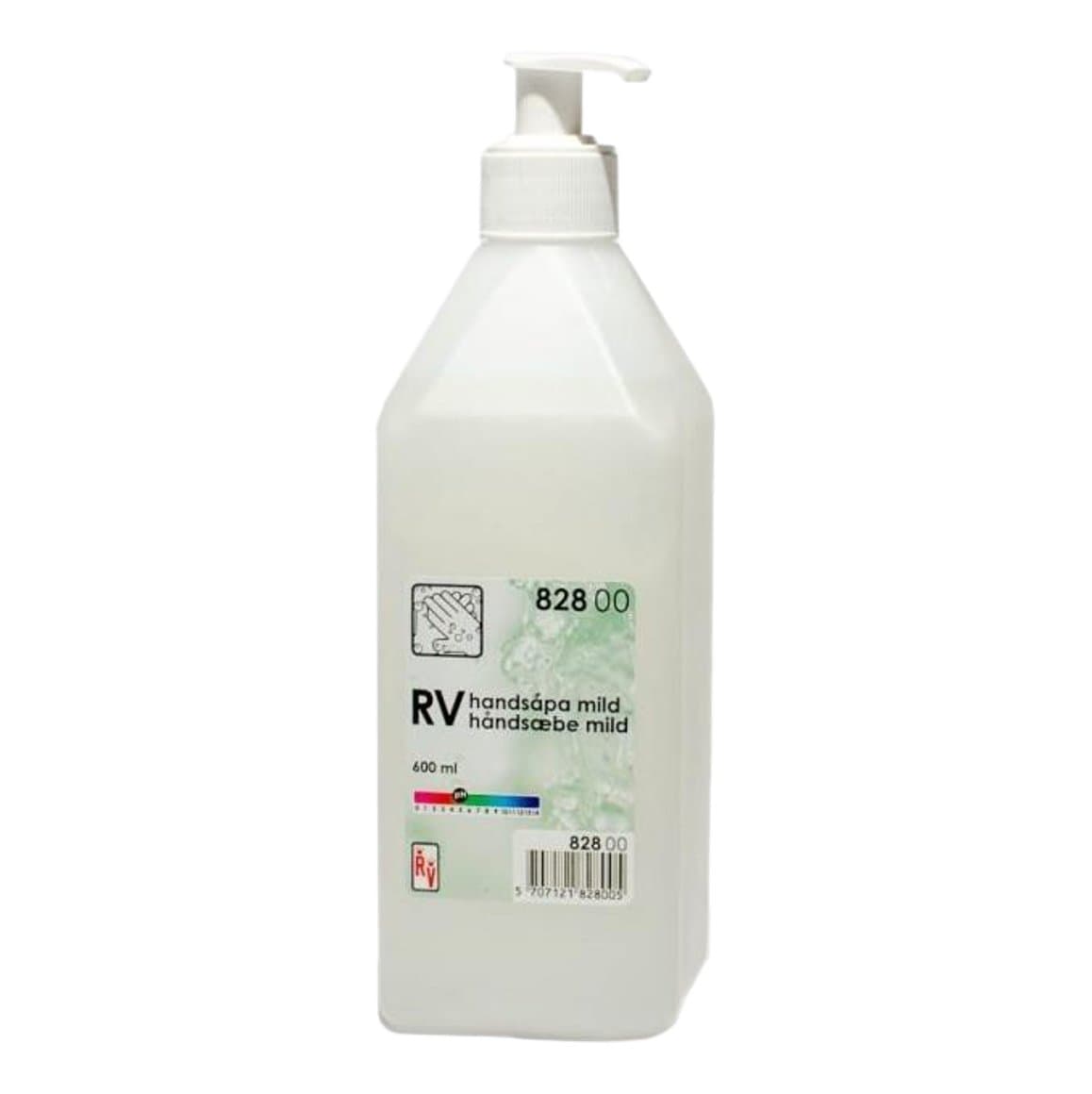 RV handsápa mild 600ml m/dælu S 1
