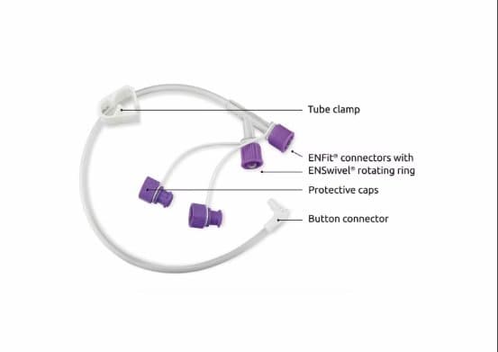 DanumedExtensionSet,singleENFit,60cm,10stk 1