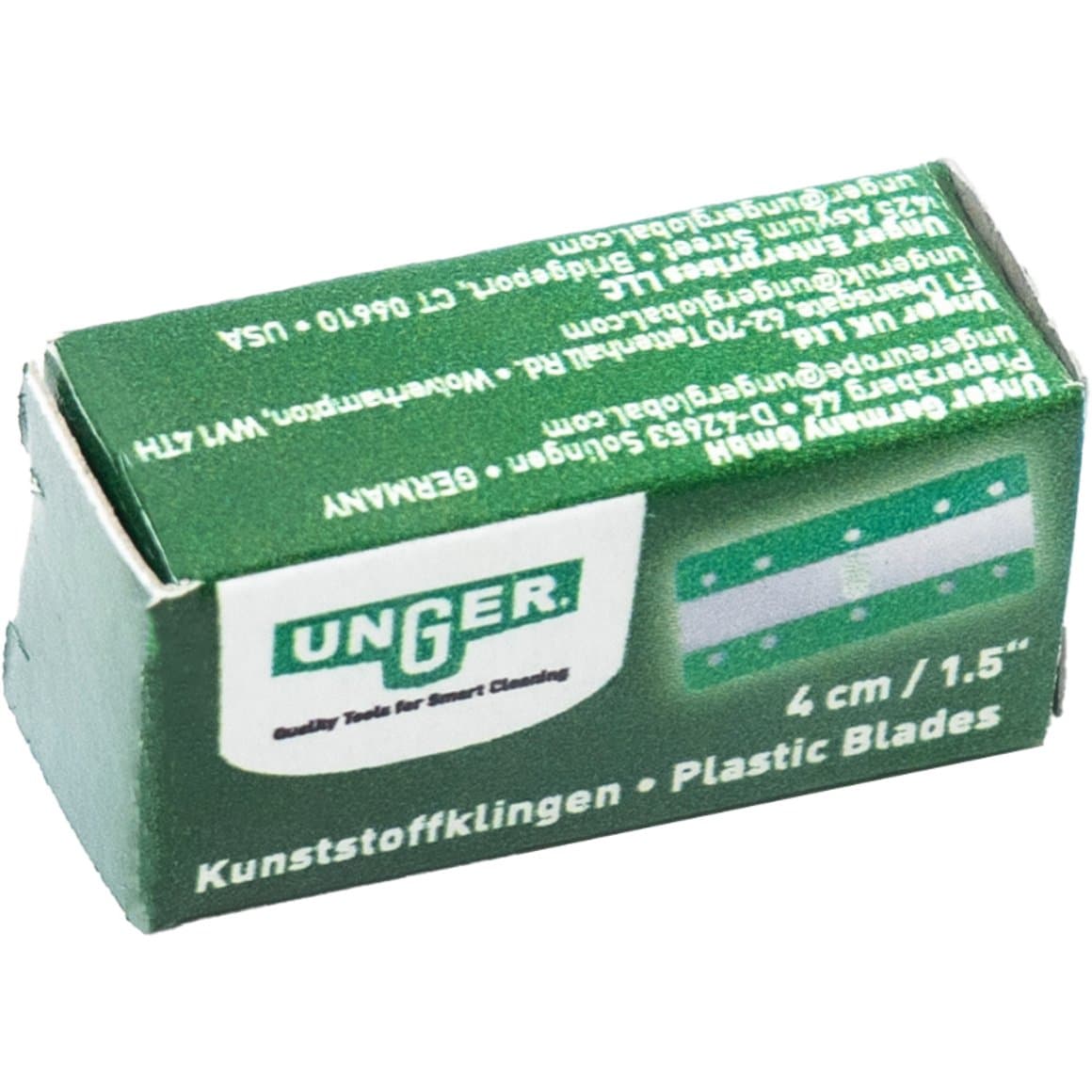 Unger glersköfublöð plast 4 cm, 10 stk 1
